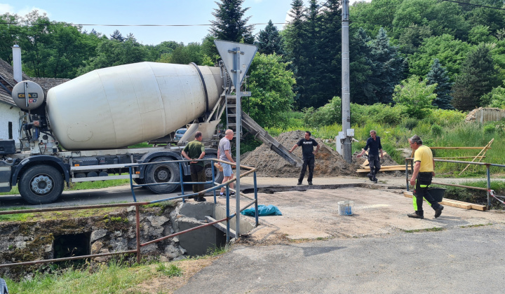 5. fotografia fotogalérie Zaujímavosti / Oprava mosta - foto