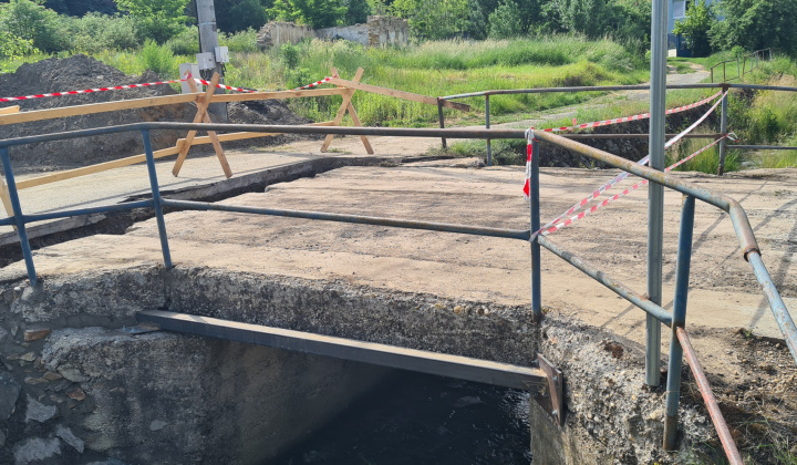 6. fotografia fotogalérie Zaujímavosti / Oprava mosta - foto