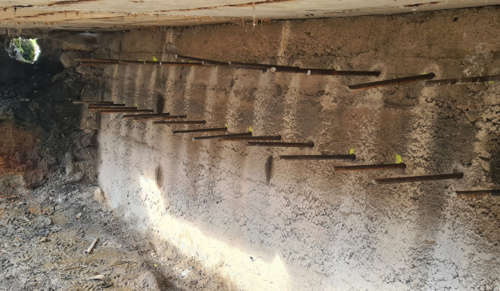 9. fotografia fotogalérie Zaujímavosti / Oprava mosta - foto